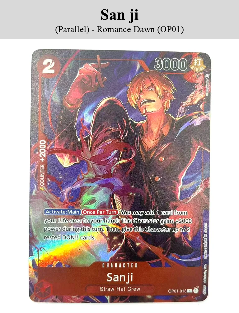 OPCG: مجموعة أجنحة القراصنة الملك - مجموعة مانغا زورو وسانجي ألت آرت الموازية |   اللغة الإنجليزية TCG #6