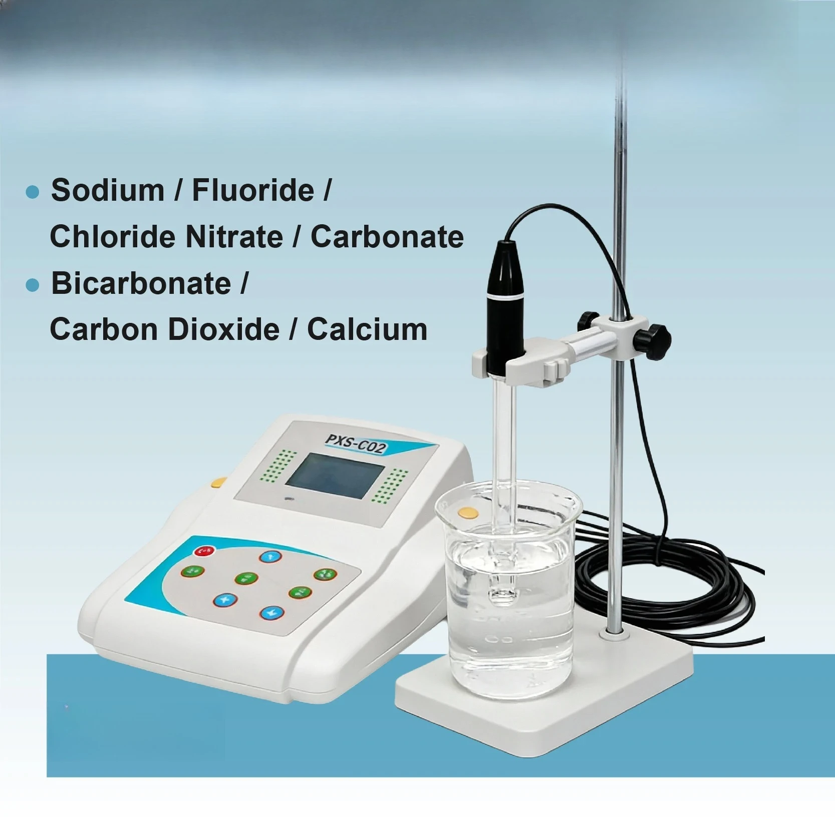 

PXS-CO2 PXS-Ca Benchtop Dissolved CO2 and Calcium Ion Meter Digital Water Quality Ion Concentration