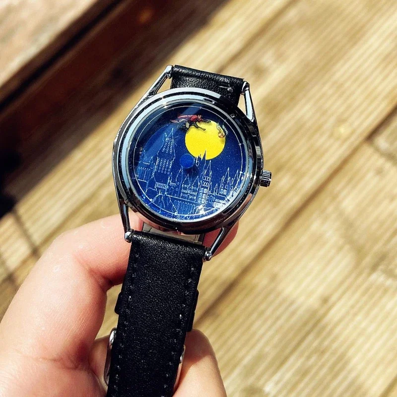 신상 애니메이션 스타일 럭셔리 핸섬 남성 시계, 학생 클래식 트렌드, 심플 방수 자동 쿼츠 여성 시계
