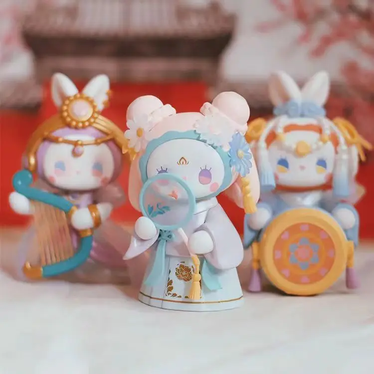 Blind Box Toys Original Emma Chinese Lantern Festival Series  Model Confirm Style Cute Anime Figure Gift Surprise Box