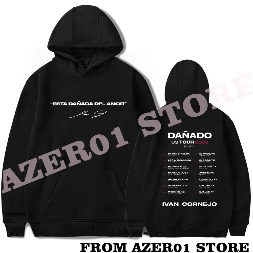 Ivan Cornejo Danado Tour Merch Hoodies Winter Men/Women Hooded Sweet Streetwear LongSleeve New Logo Sweatshirt