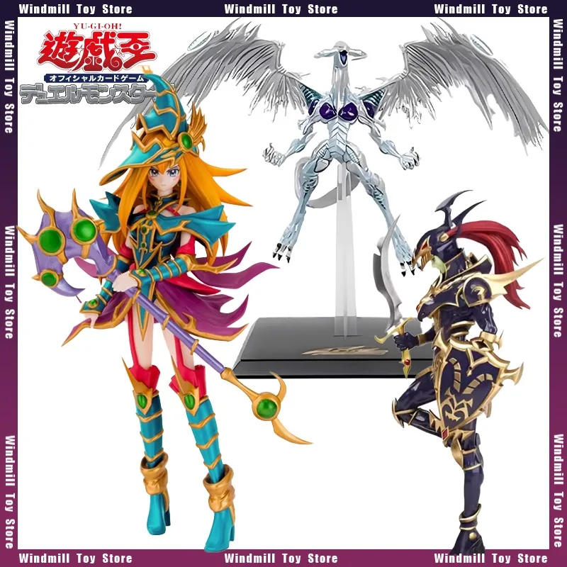 

25 см Yu-Gi-Oh Волшебник Valkyria Stardust Дракон Черный блеск Солдат Игровая периферия Фигурка Модель Орнамент Настольный орнамент
