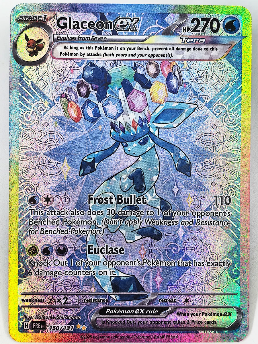 PTCG PRE Umbreon Eevee Sylveon Leafeon Glaceon Spielzeug Hobbys Sammlerstücke Spielesammlung Anime-Karten