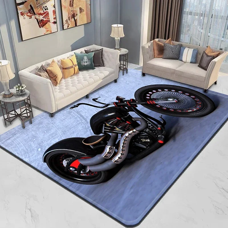 Motorcycle GP Mountain biking Speed moto Carpet Kitchen Doormat Bedroom Floor Decoration, Living Room Bathroom Anti-slip Rug