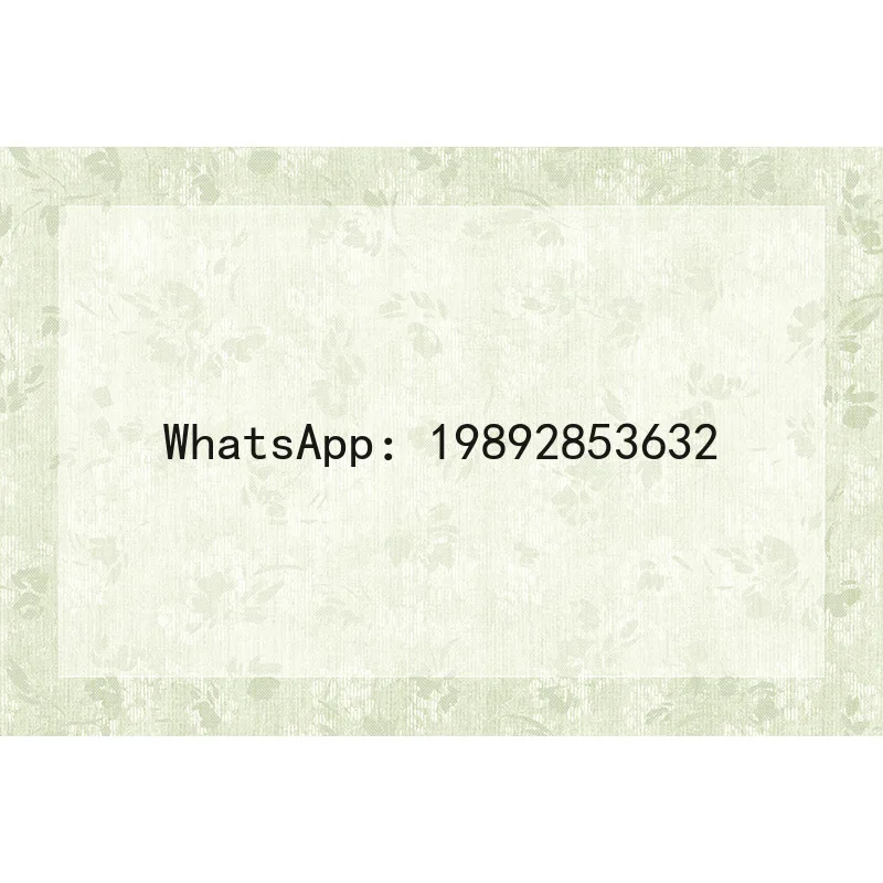 PYJ carpet living room green cream wind leave-in washable waterproof light luxury bedside blanket