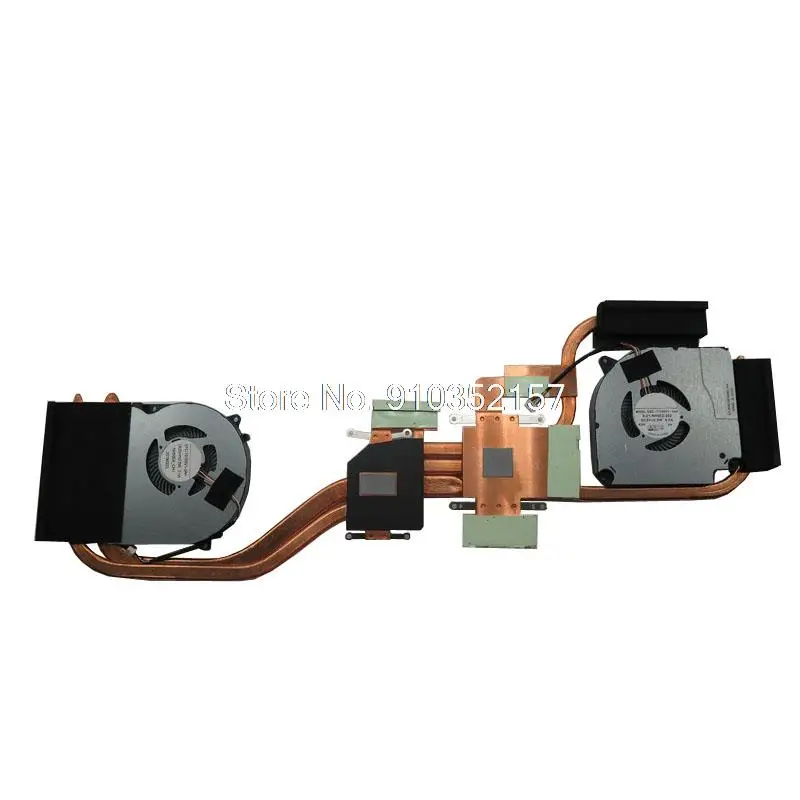 4PIN CPU GPU FAN&Heatsink For CLEVO NH70 6-31-NH7EN-100 EGC-77100V1-0AH 6-31-NH5E2-202 EFC-70100V1-0AH NH70RAQ NH70RHQ NH70RCQ