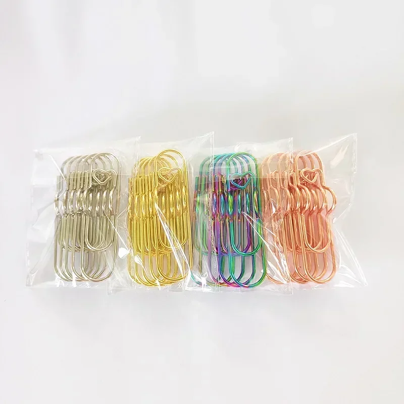 1/10PCs Metal Clip Multifunctional Paper Pen Holder Clip Notebook Pin For Magazine Document Ledger Pin Pocket Accessories