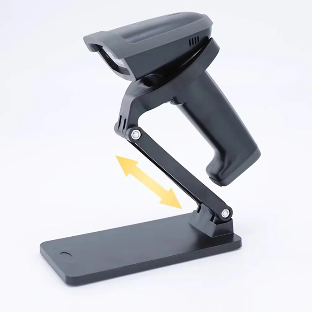 

Barcode Scanner Stand Foldable Multi-Angle Holder Compact Stable Mount For Retail Supermarket Desktop Scanner Accessories Cradle