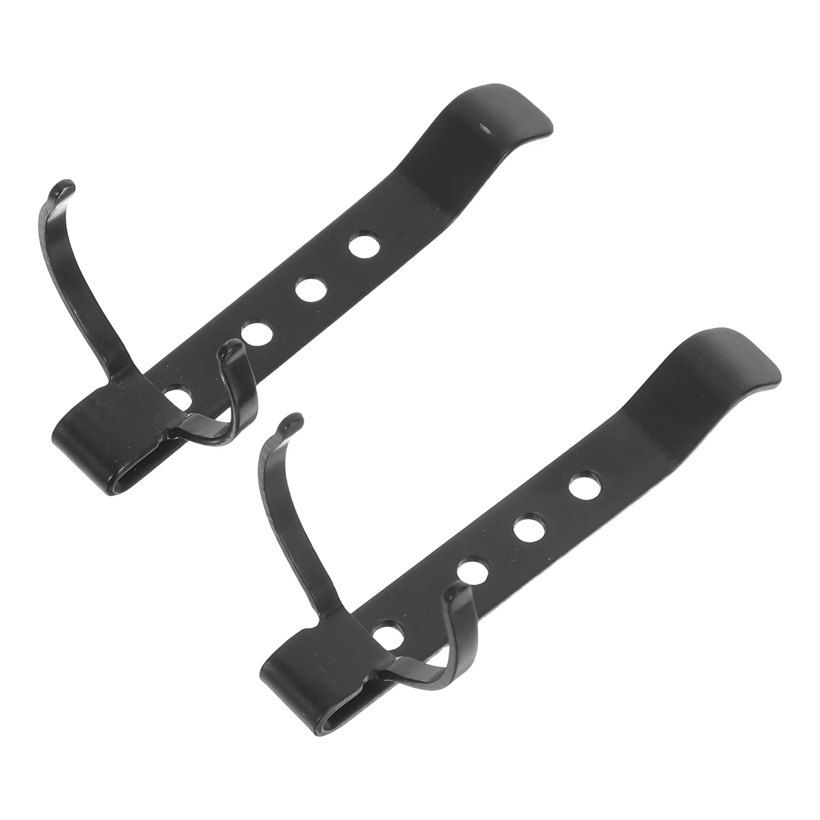 2Pcs Waist Clip Flashlight Holder Heavy Duty Iron Belt Mount Quick Release Flashlight Pocket Clip for Hunting Camping Hiking