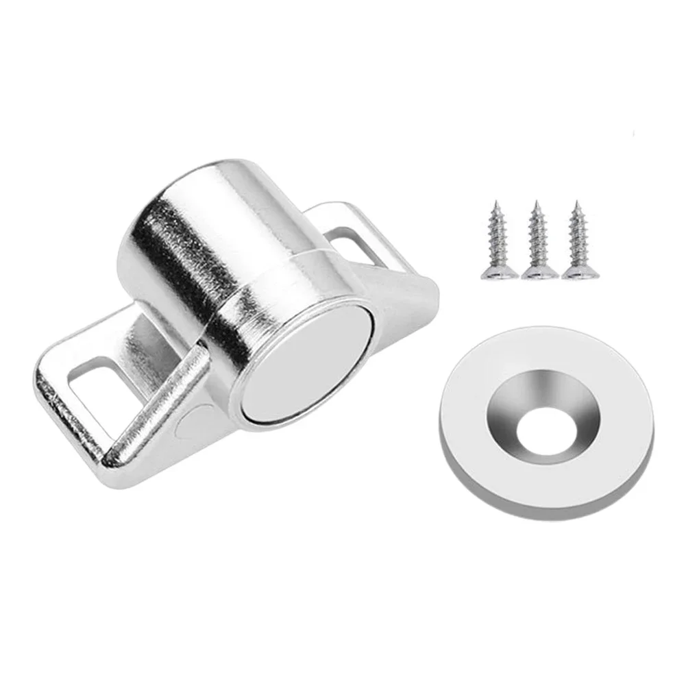 Magnet Cabinet Door Catch Furniture Door Stopper Strong Zinc Alloy Magnetic Catch Latch Ultra For Door Cabinet Cupboard Closer