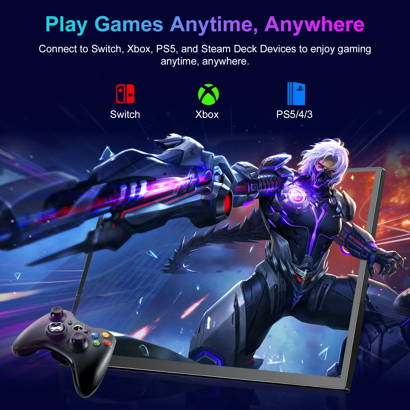 17,4/18,5/19 inch draagbare ga - Pc Gaming Vs Ps5 recensie en prijs
