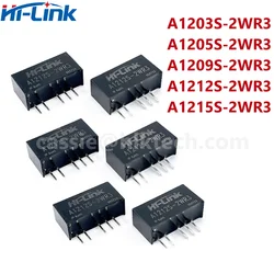 Hi-Link Hot sale A1212S-2WR3 2w 12v to 3/5/9/12v 1500VDC high efficiency isolated switching power module supply dc dc converter