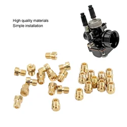 25pcs Main Jet Carburetor Carb Main Jet Kit 55‑115 M5 Replacement For Dellorto Carburetor PHBG