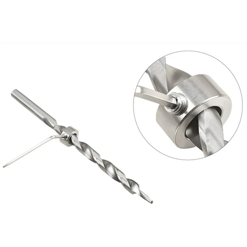 Punta per trapano per lavorazione del legno da 3-16 mm arresto albero Collari Posizionamento anello C7AC