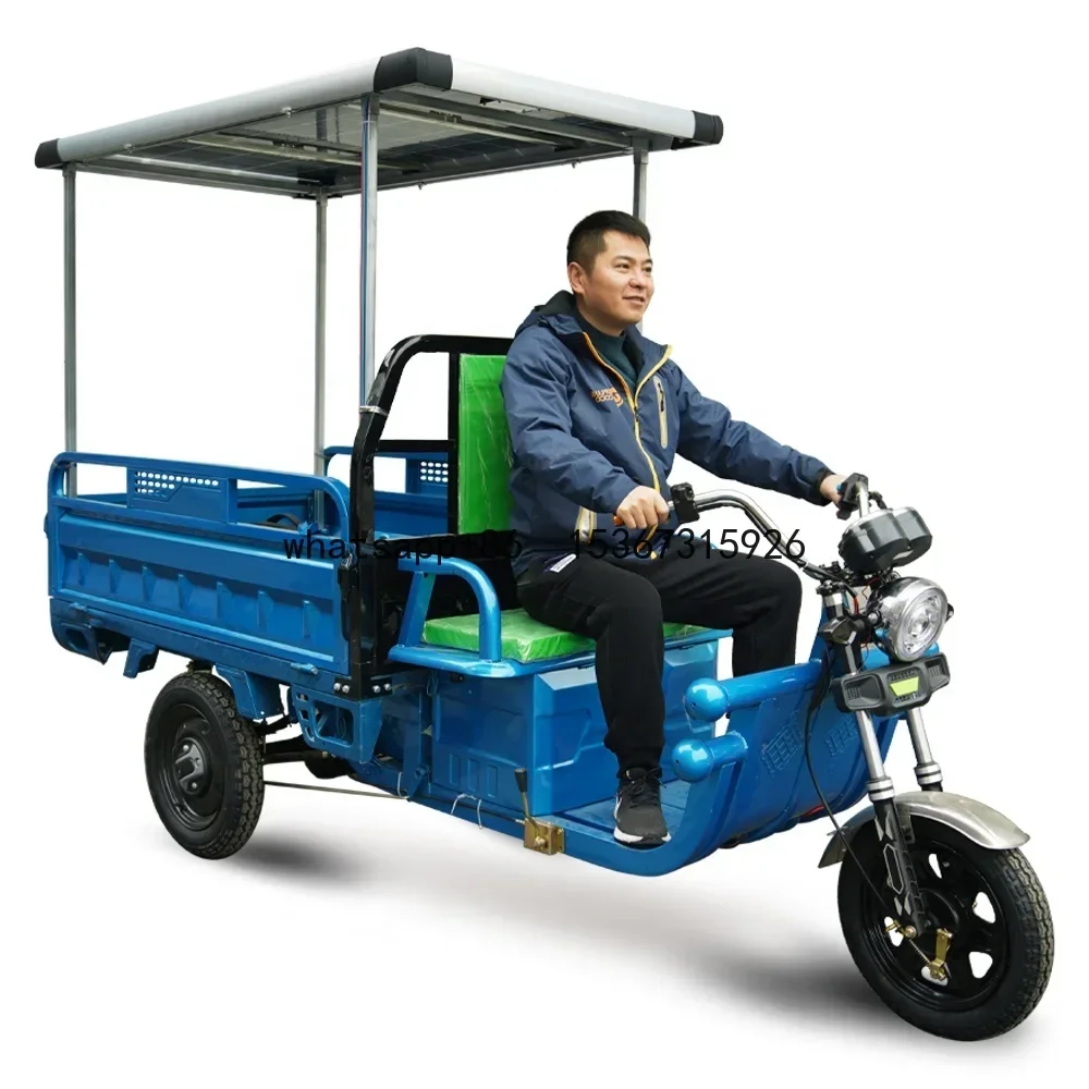 

Three Wheel Electric Tricycle Volta Electric Cargo Tricycle For Adult Closed Cabin Motor Tricycle