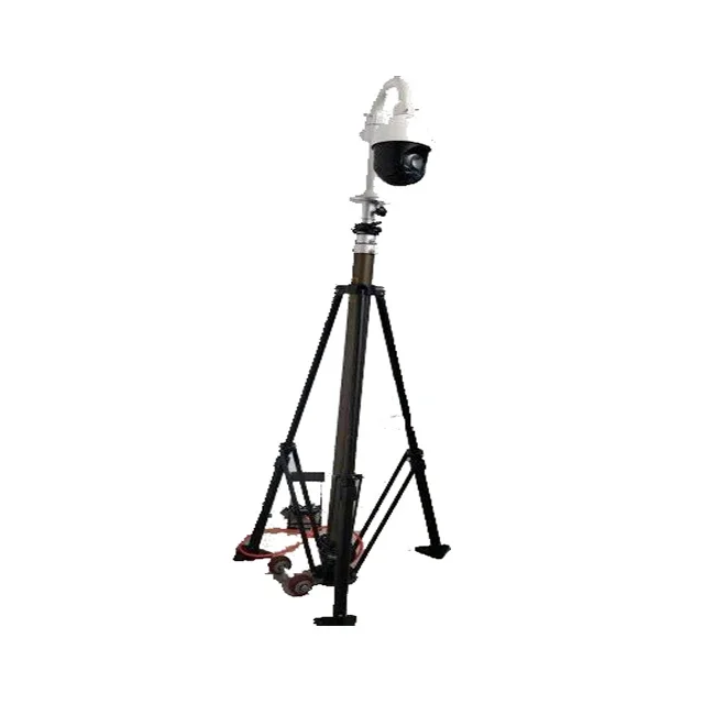 

2.5m 3m 4m 5m 6m 7m Electrical Lifting Telescopic Camera Tower Pole Steel Lightweight Portable Antenna Mast