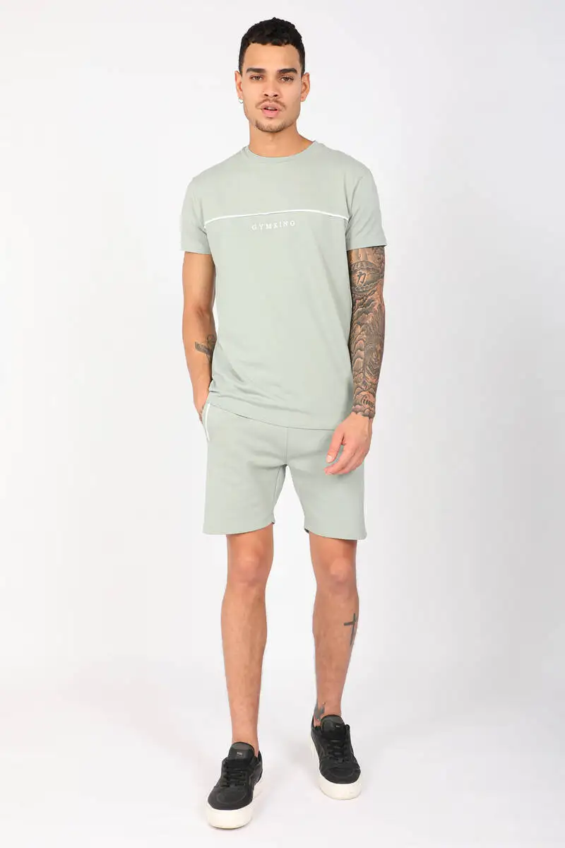 Men's waist shorts Mint green