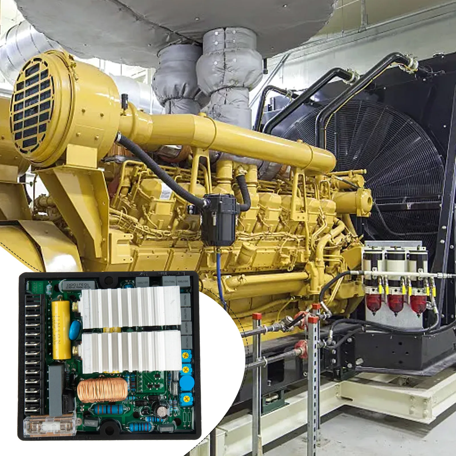SR7-2G Automatic Voltage Regulator Generator Voltage Controller 50 280VAC 6A Continuous For Mecc Alte Meccalte