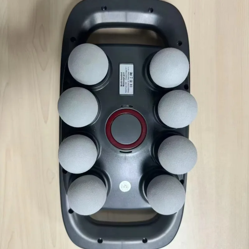 

Высококачественный электрический профессиональный массажный пистолет для глубоких тканей с вибрацией тела, лучший бюджетный пистолет для мышц фасции с 8 головками