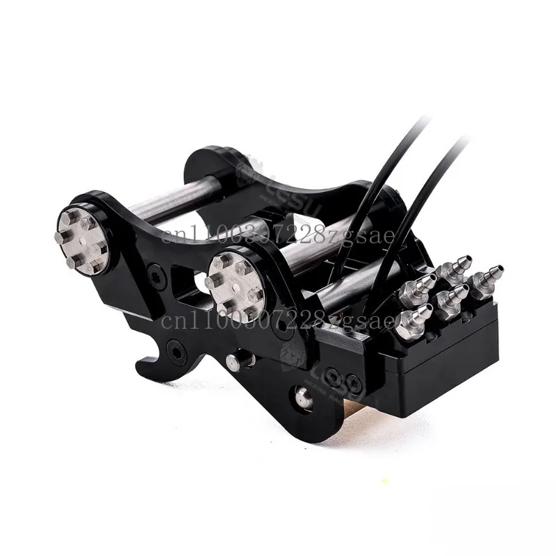 

Model 1/14 Excavator Quick Nozzle Connector 5-way Nozzle Quick Change Coupler Quick Disassembly