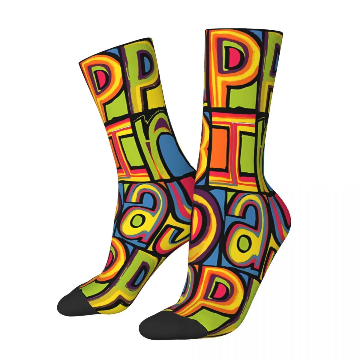 Happy Mondays Sock Printed Man Polyester