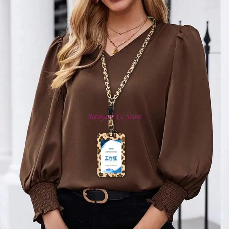 カード所有者の身分証明書カードバッジホルダーとストラップセットを備えたN3UC格納式ランヤード