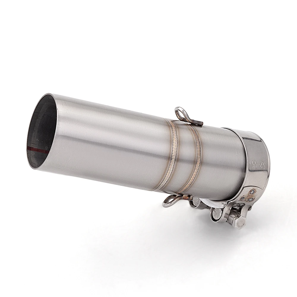 

Slip-on Motorcycle Exhaust Middle Link Pipe Escape Moto Modify 51mm Muffler Adapter Tube for CRF1100L 2018-2024