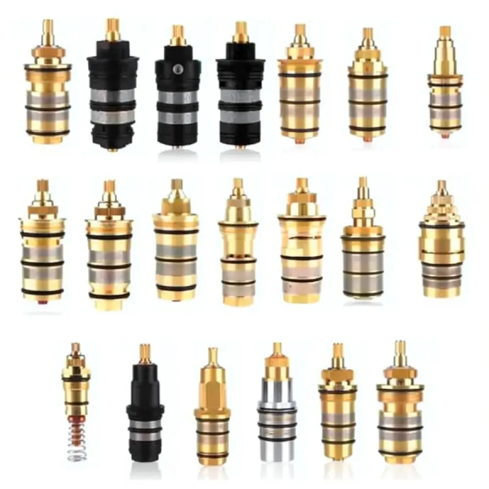 Brass Thermostatic Mixing For For Flola Shower Faucet Temperature Control Valve Replacement Repair Component Part
