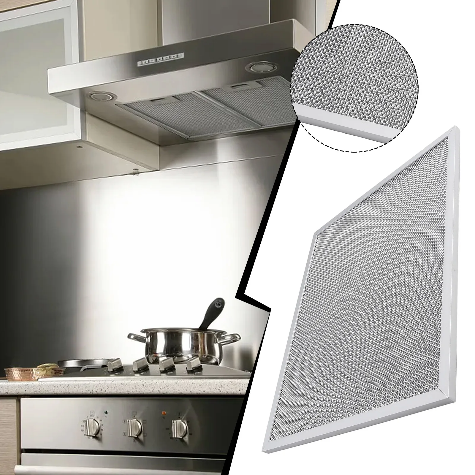 Brand New Range Hood Filters Kitchen Accesories 100044 100803 288mmx362mmx8.7mm Aluminum For Robinhood Multi-Layer