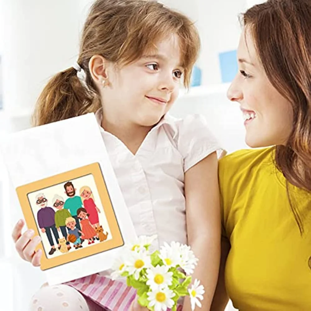 Familien schneidwerk zeuge Familien foto Prägung Schablonen schablone Kohlenstoffs tahl Stanz schablone Metall Handwerk gestanzt für Karte