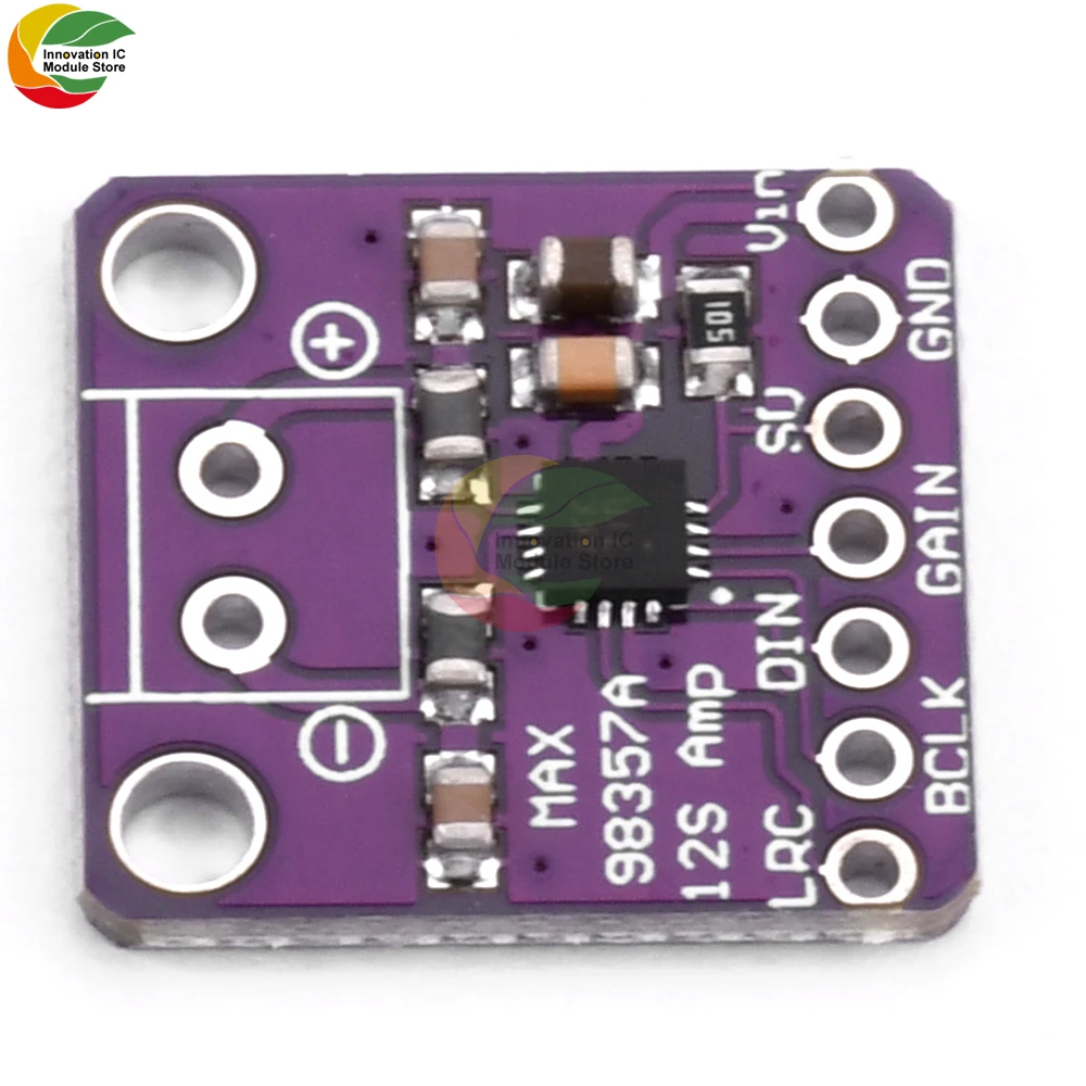 Alta qualidade max98357 max98357a i2s 3w classe d amplificador interface de fuga i2s dac decodificador para raspberry pi esp32