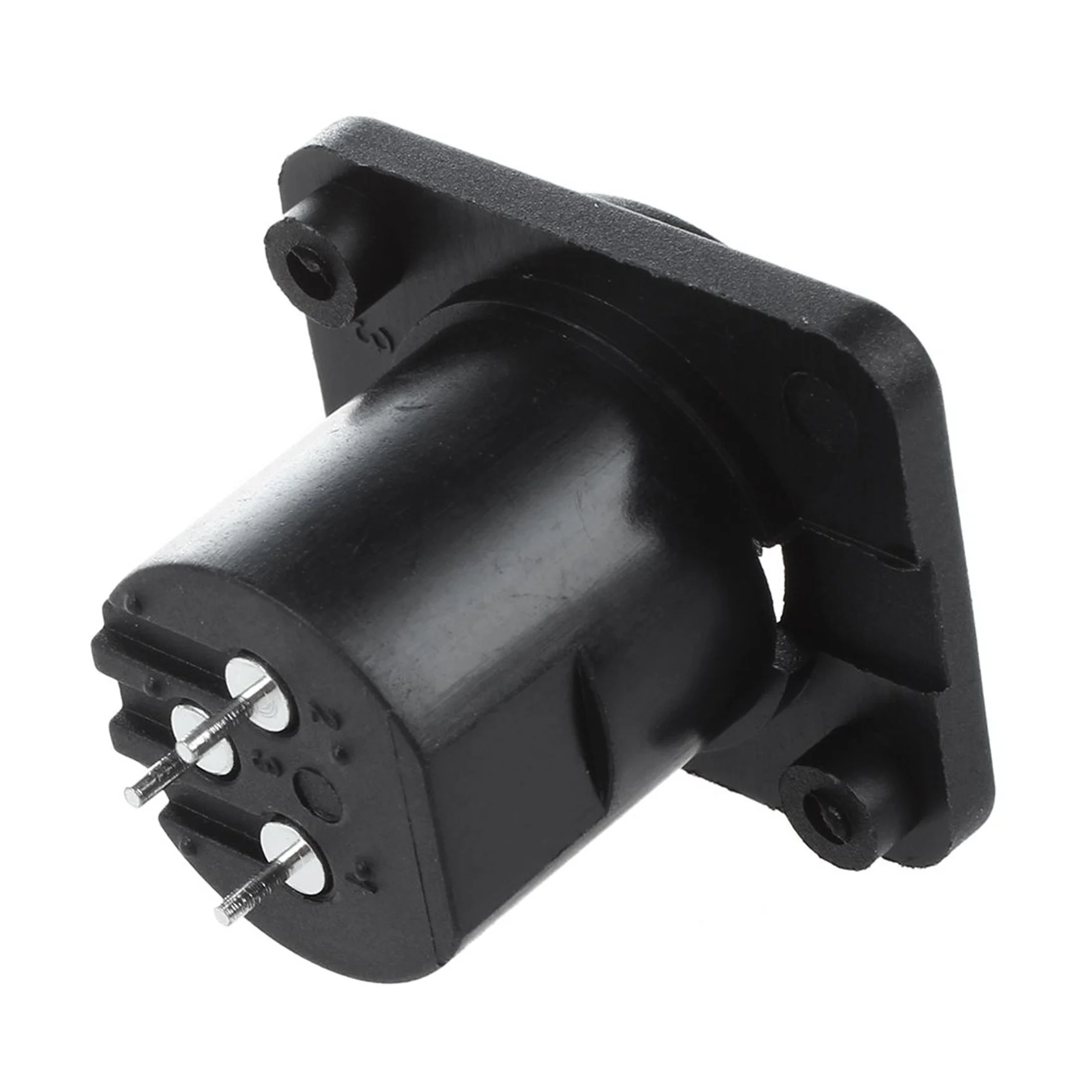 N34R-XLR Male Plug Straight Terminal Panel Mounted Connector 20 Pieces