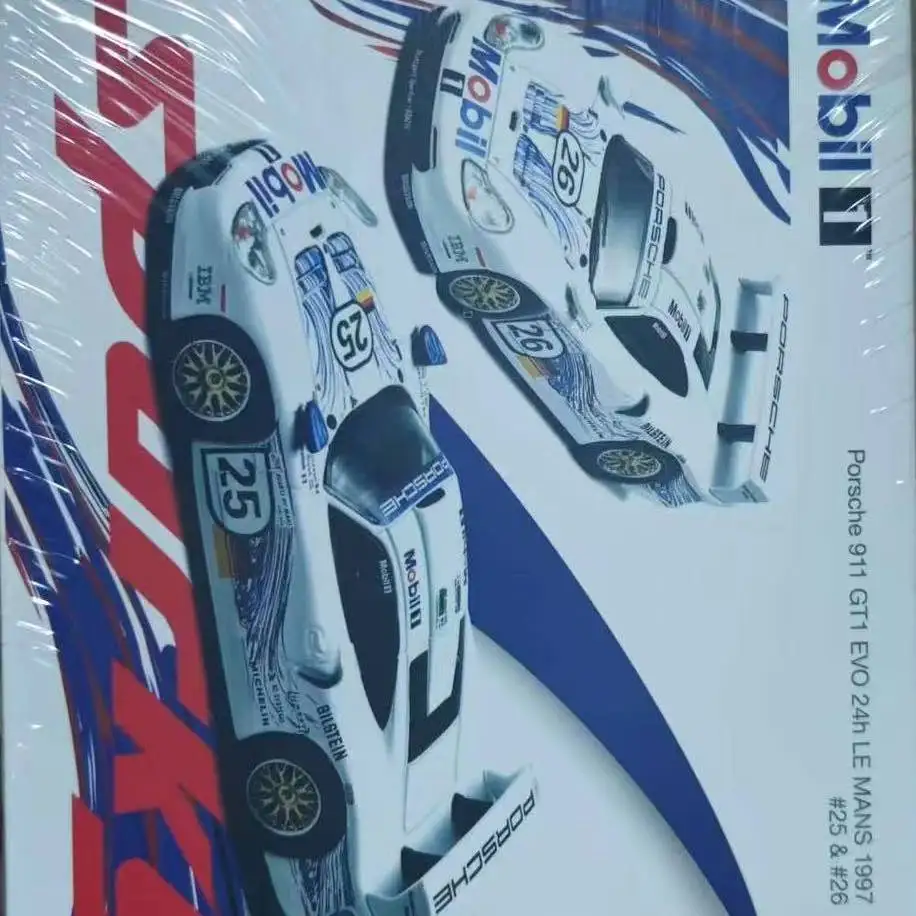 Sparky Collection 1:64 Porsche 911 962 917 Lamborghini, modelo de coche de carreras de aleación