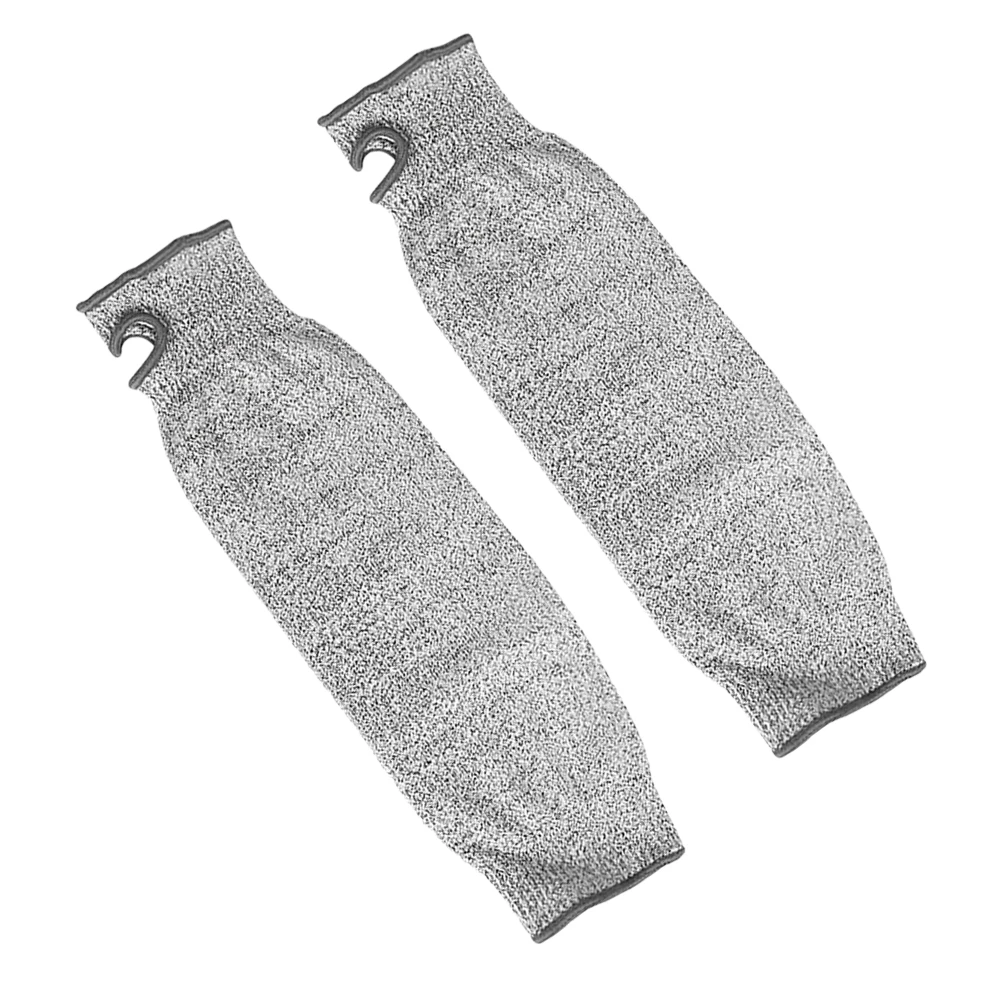 

1 Pair Gardening Arm Sleeves Cut Resistant Protective Sleeve Guard For Women Men Thumb Hole Size L Yard Kitchen Pet Grooming Use