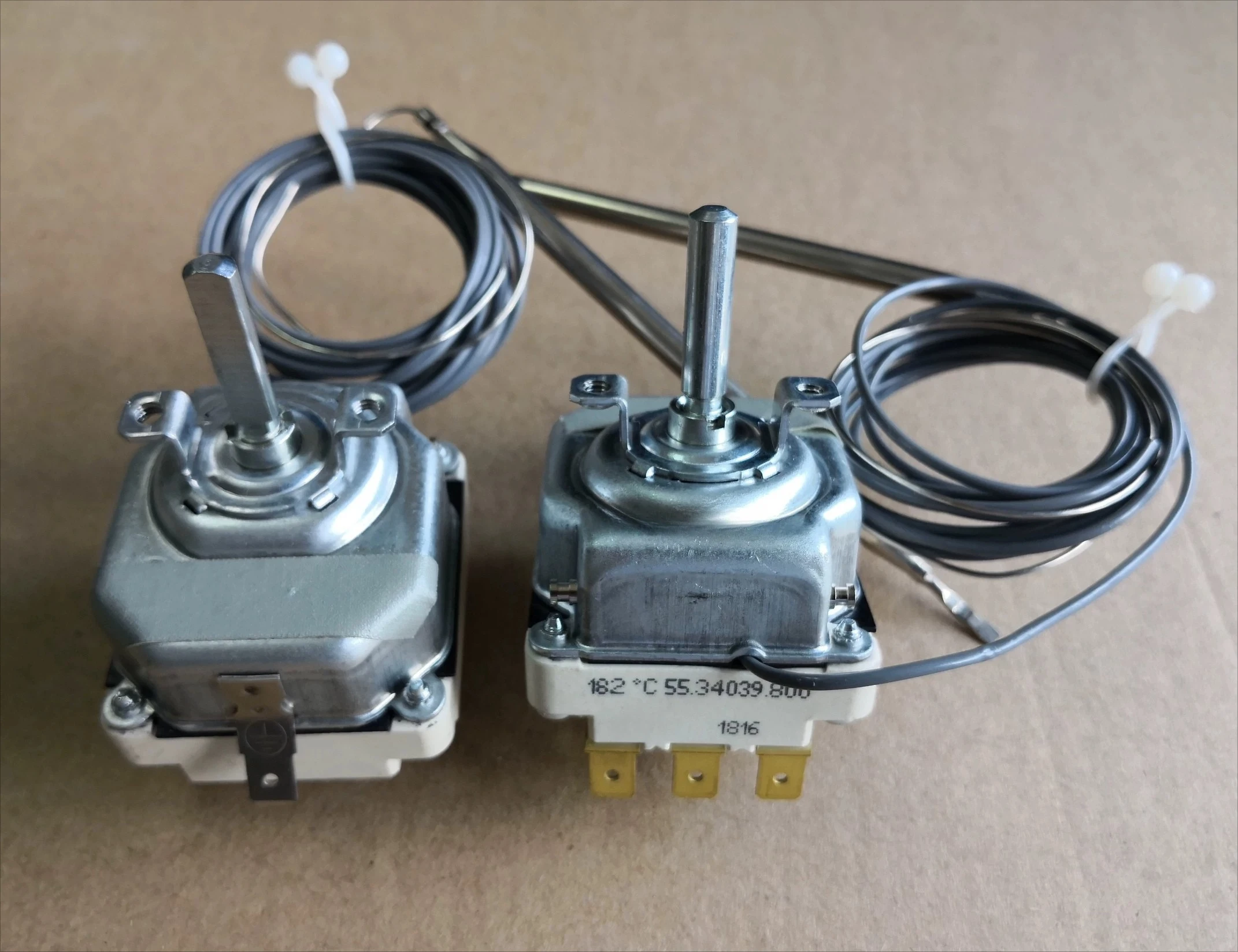 ثلاث مراحل إعادة تعيين تلقائي ترموستات 55.34039.800 مفتاح درجة الحرارة 182 درجة ترموستات قابل للتعديل #2