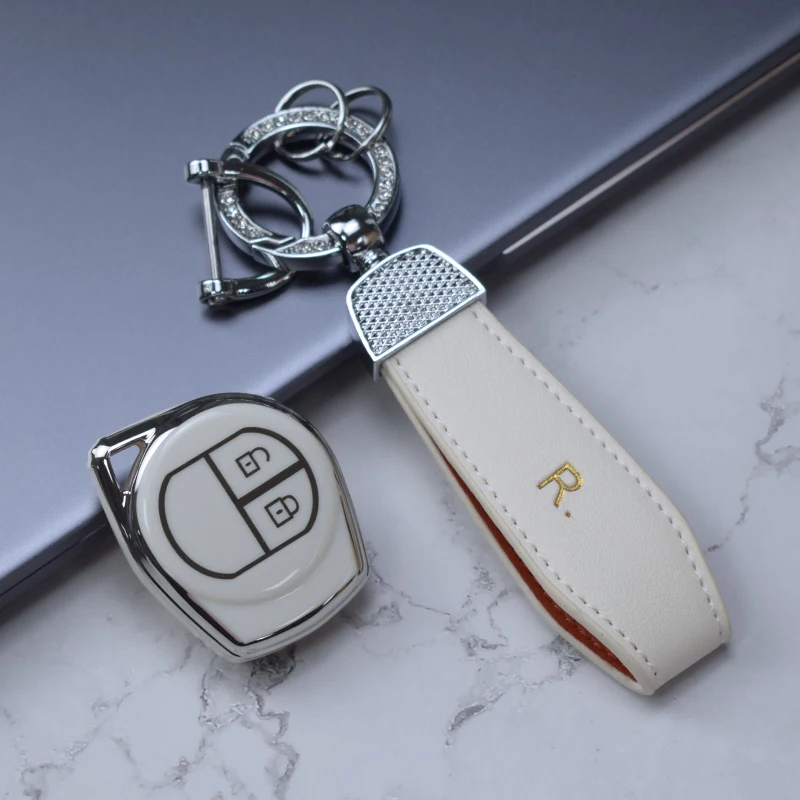 2Buttons Shell Fob Keychain For Suzuki SX4 Swift Grand Vitara Ciaz Liana Spresso Celerio Jimny TPU Car Remote Key Fob Case Cover
