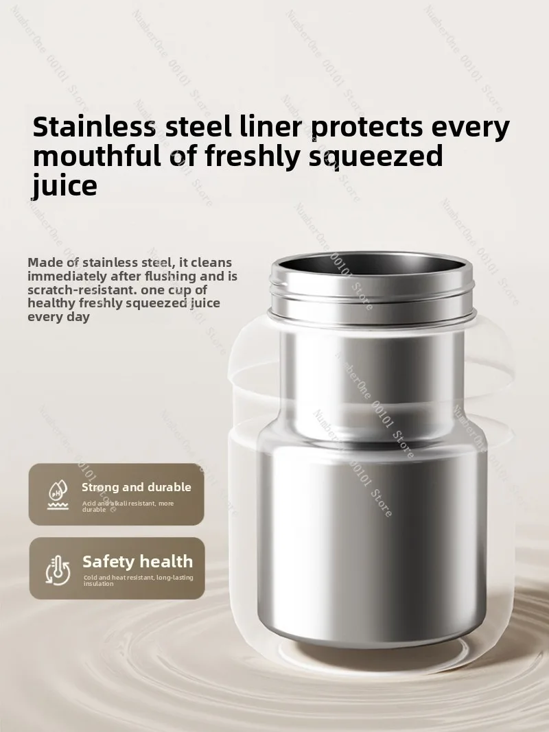 Mini Portable Juicer Wireless Charging Stainless Steel Blade Smoothie Maker Travel Cup Compact Home Kitchen Appliance 2026 Multi