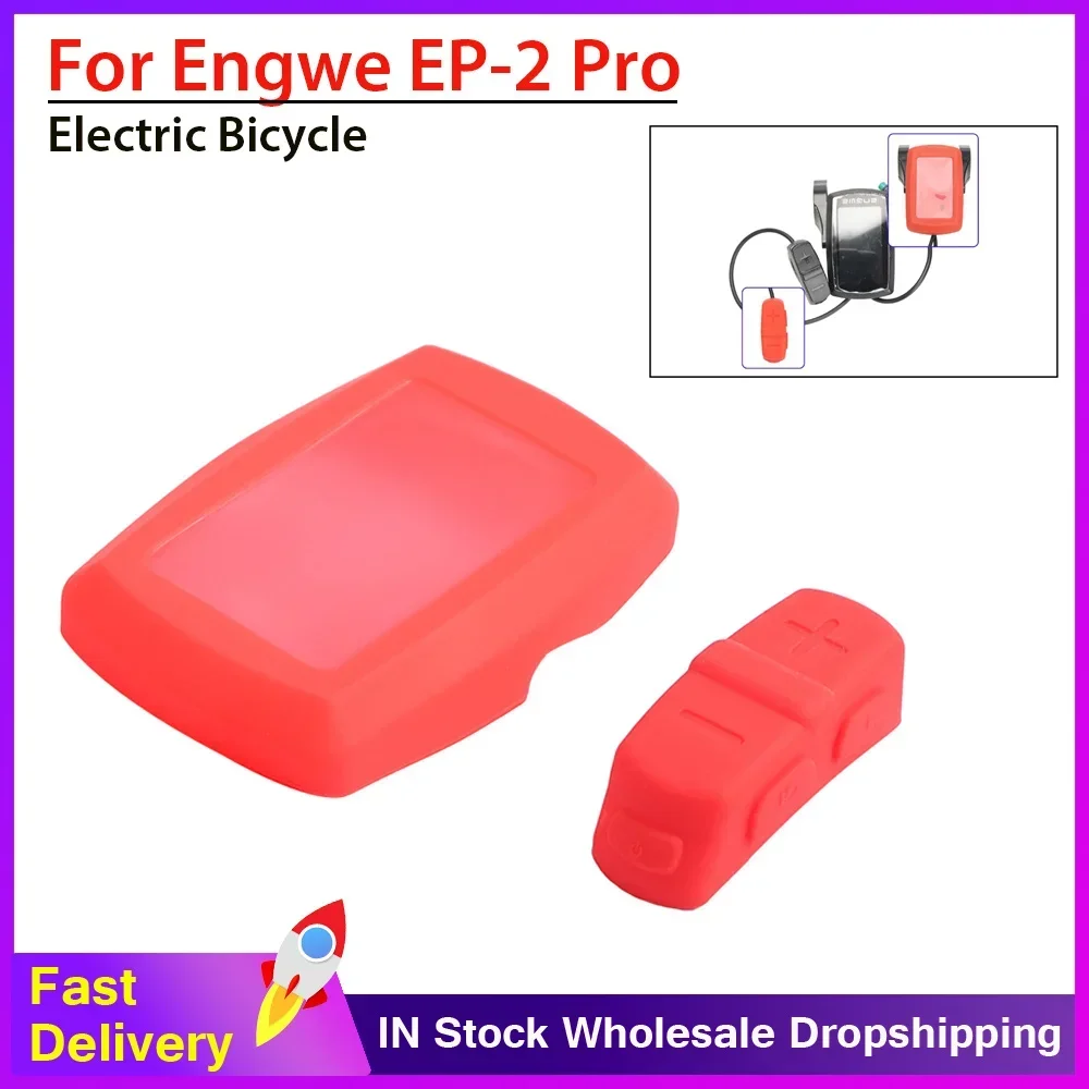 

Silicone Throttle Cover Accessories for Engwe ep-2 pro Engine Pro Electric Bicycle Waterproof Instrument Shifter Protective Case