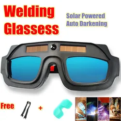 Anti-glare welding glasses automatic darkening welding mask eye protection welding goggles