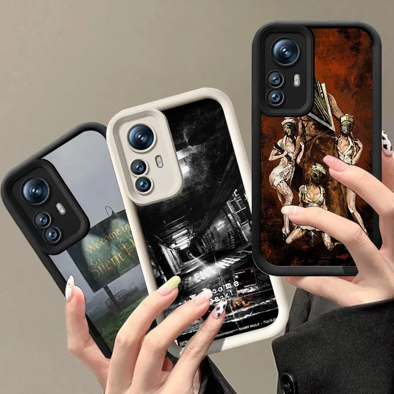 Horror Silent Hill Phone Case For Xiaomi POCO F5 M3 M4 M6 Plus X3 X5 X6 Pro 5G F3 X4 GT NFC C55 C61 C65 C75 F4 M5S