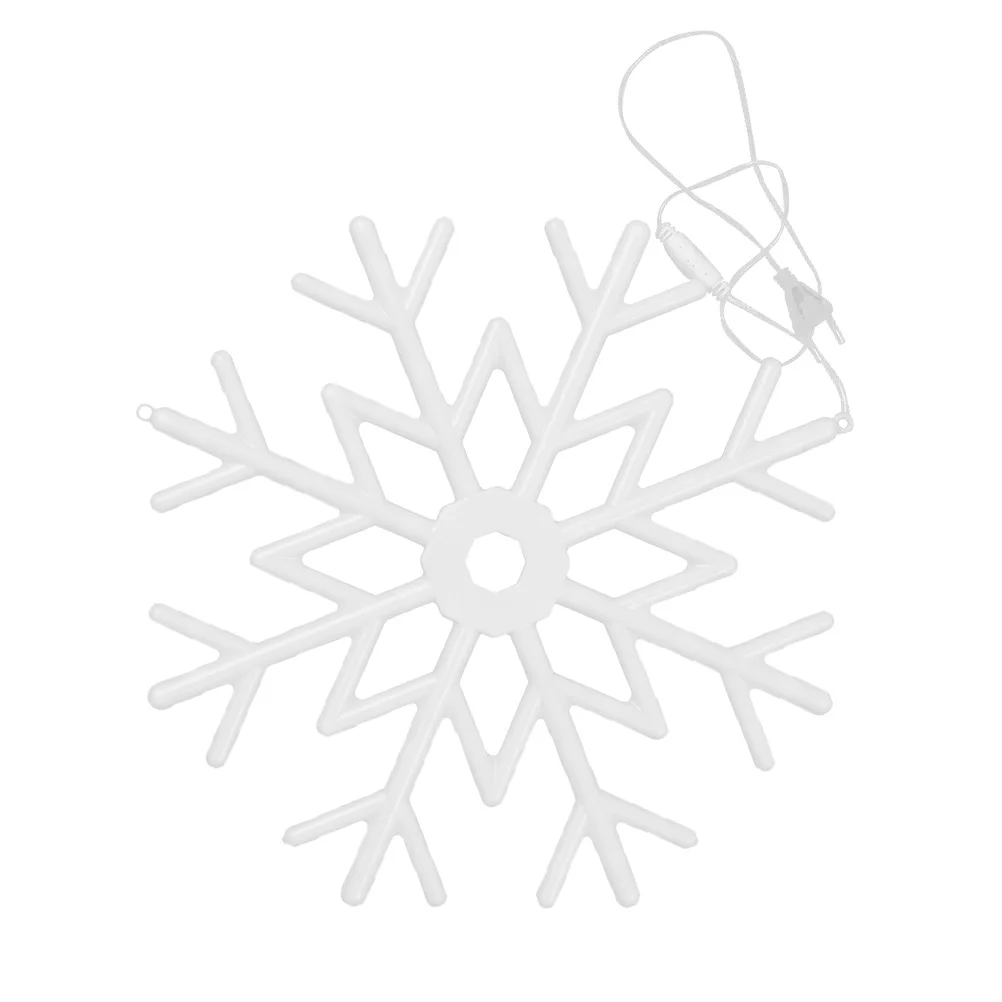 1 قطعة LED ندفة الثلج شكل مصباح خارجي مقاوم للماء عيد الميلاد عيد الميلاد مصباح للزينة لإضاءة حفلة مهرجان الحديقة