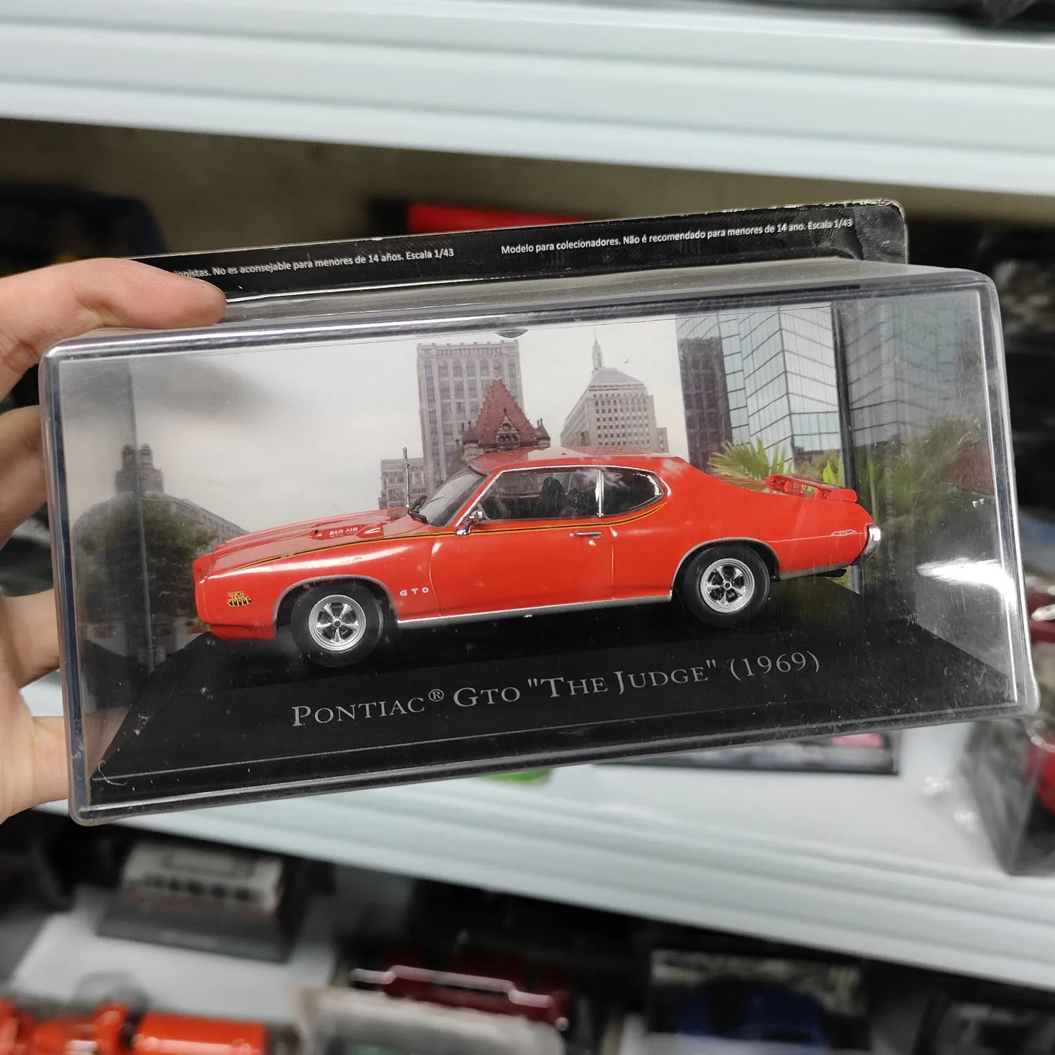 Diecast IXO escala 1:43 PONTIAC GTO THE JUDGE 1969 modelo de coche de aleación