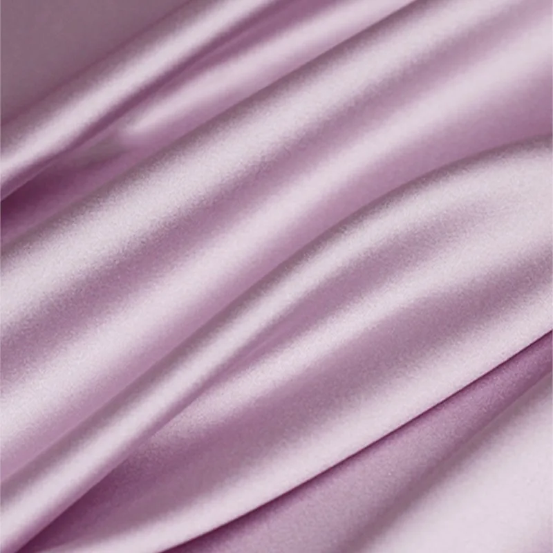 19 Mme silk stretch satin 5A high-quality version of solid color fabric clothing