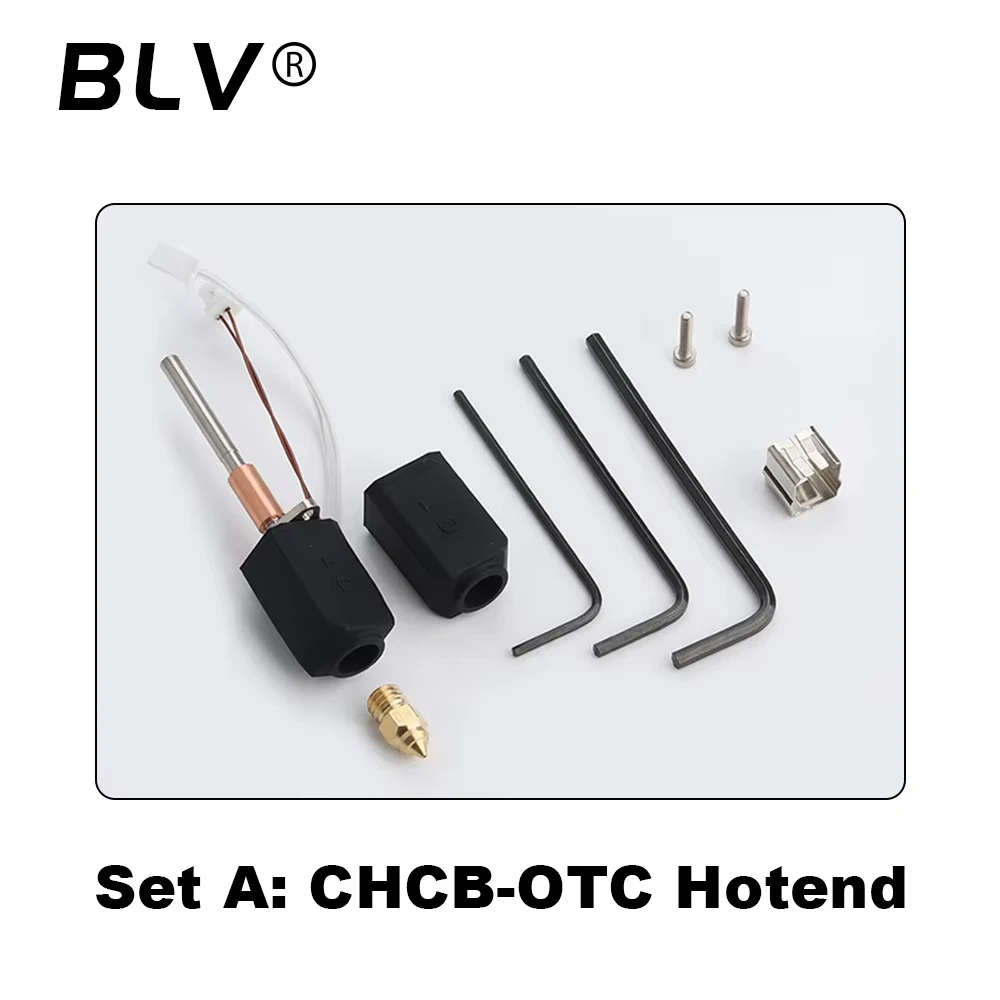 BLV ®   Ulepszona część hotendu CHCB-OTC K1C HOTEND o wysokim przepływie, dużej mocy i wysokiej temperaturze do drukarki 3D K1C, do drukowania CF ABS PLA PETG — zdjęcie produktu 5
