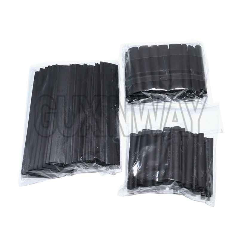 127-750 Uds Tubo termorretráctil tubo termorresistente Kit de envoltura termorretráctil Cable de conexión eléctrica manguito aislante