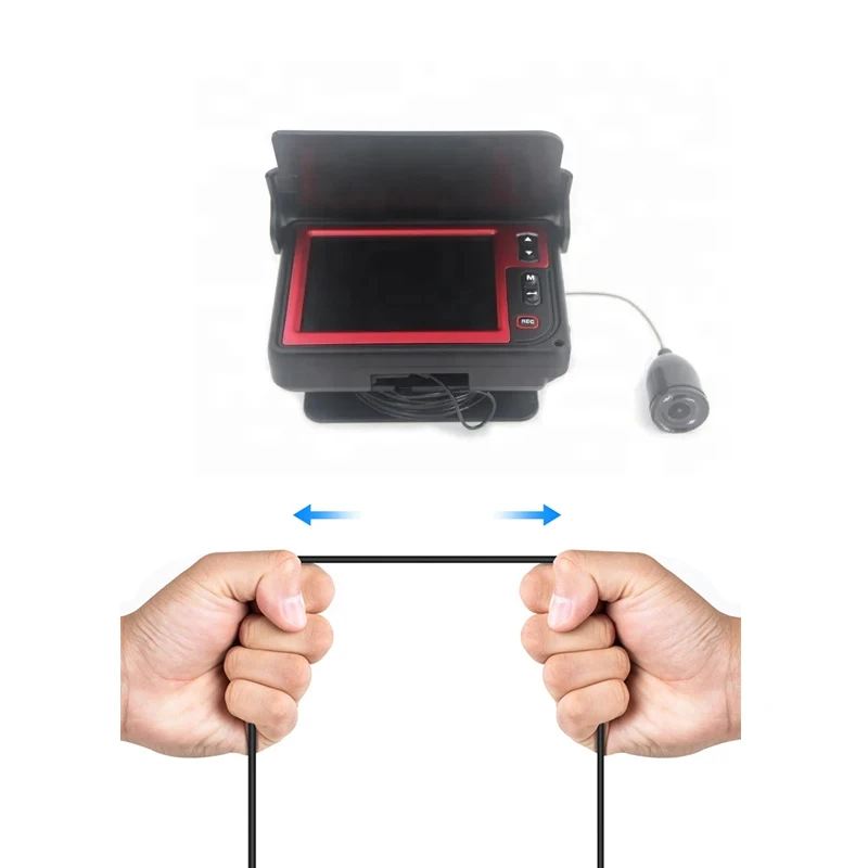 HR-3505D Factory Price IP68 Deep Water 3.5'' LCD Fishing Camera Underwater 30M  WIth HD DVR Recording+8G