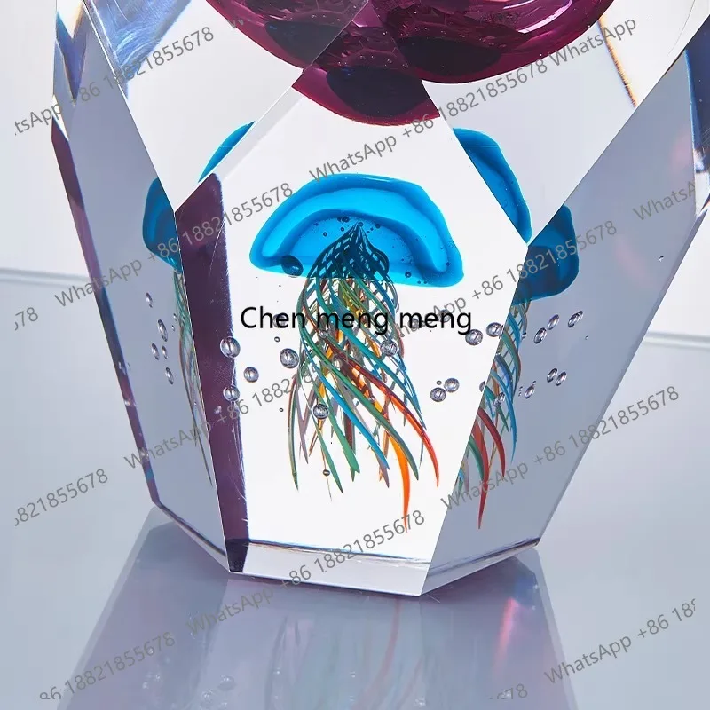 Home high-end, simple, light luxury, petal housewarming glazed vase