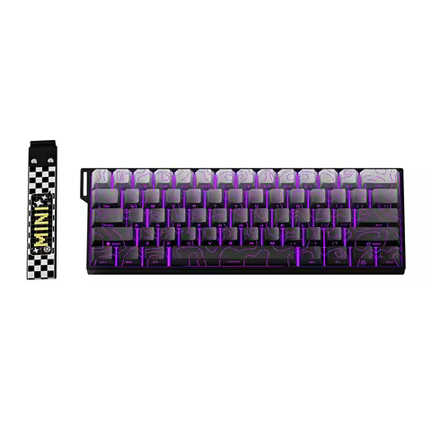 AULA MINI 60HE Magnetic Switch Mechanical Keyboard Wireless Tri-Mode 8KHZ 0.125ms 0.01mm RT RGB 4000mAh Custom E-sports Keyboard