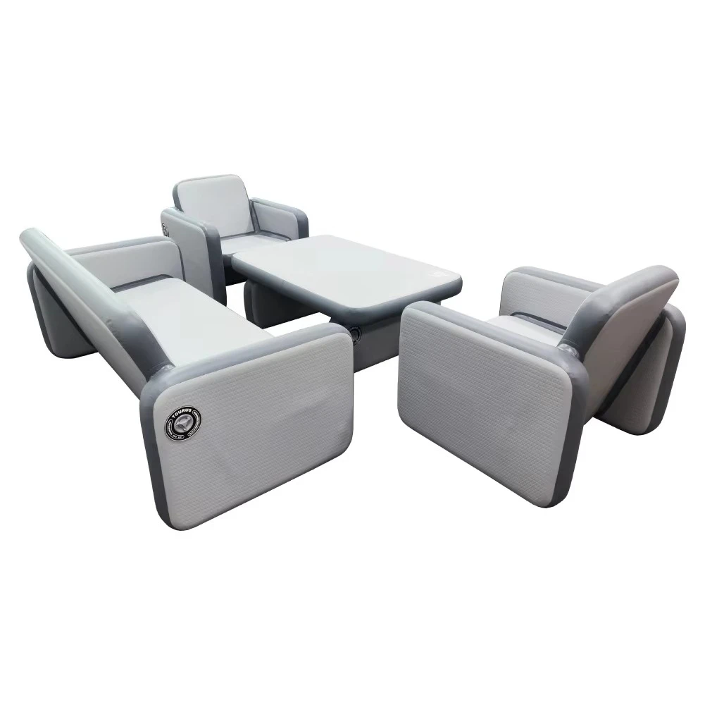 Dropshipping OEM Wholesale Modern Design Foldable Inflatable Sofa Set Lounge Chair with Drop Stitch Fabric