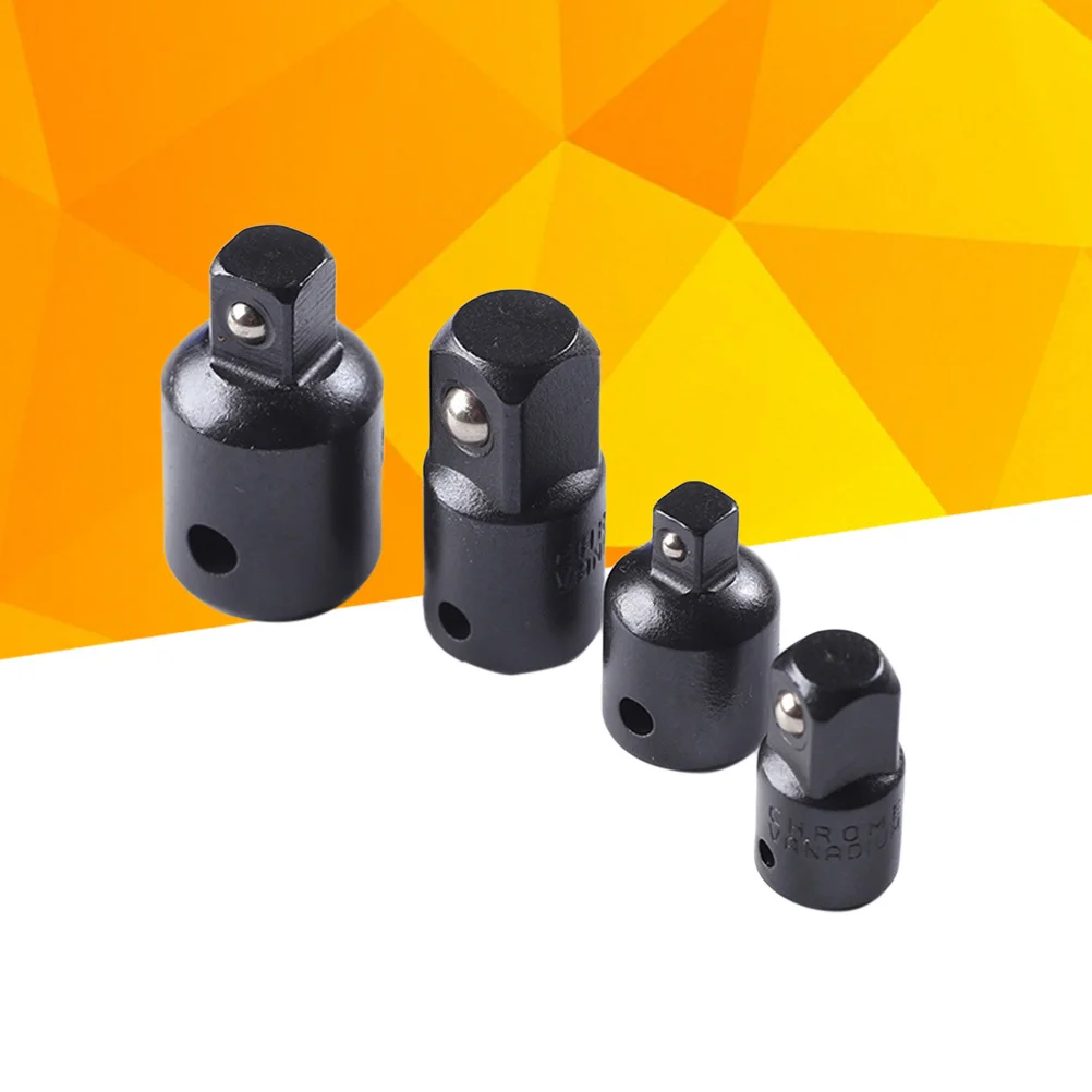 

4Pcs Vanadium Socket Adapter Reducer Set Impact Driver Socket Wrench Conversion for Screwdriver Electric Screwdriver Handle